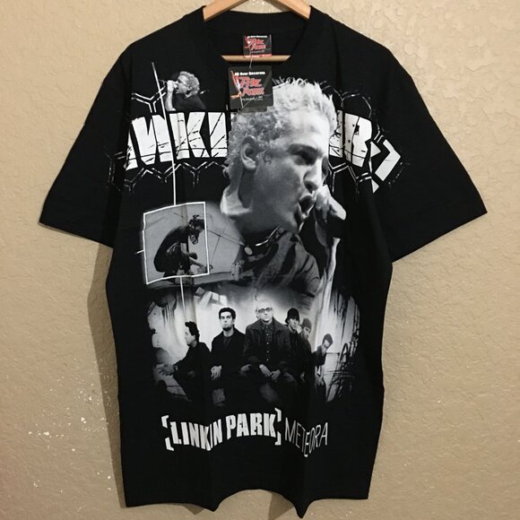 Linkin Park Meteora All Over Print AOP Black T-Shirt XL The Roxx - Picture 1 of 5